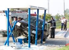 Eenzijdig ongeval op N215