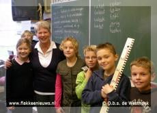 Juf Caroline gaat met pensioen