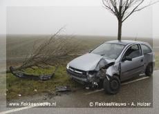 Eenzijdig ongeval bij Herkingen