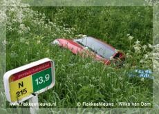 Auto in de sloot
