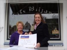 GOTour overhandigt cheque aan De Boei