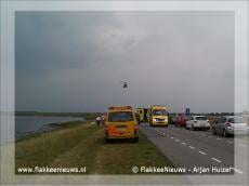 Twee fietsers aangereden en zwaar gewond
