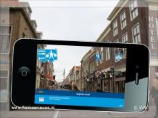 Bezienswaardigheden zichtbaar via Layar