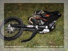 Motorrijder breekt been bij ongeval