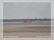 Kiter gewond geraakt op de Brouwersdam
