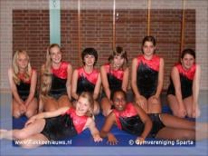 Sparta-meiden in het nieuw