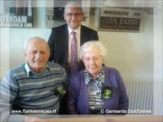 Echtpaar Kroon-Wesdorp 60 jaar getrouwd