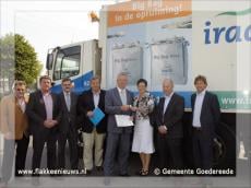 Vuilnisauto's voor zustergemeente Goedereede