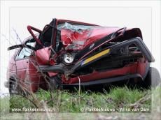Eenzijdig ongeval in polder Nieuwe-Tonge