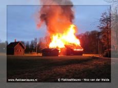 Kinderboerderij Hernesseroord afgebrand