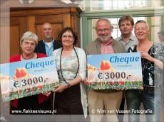 Tulpenwandeltocht brengt 6.000 euro op