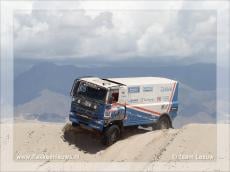 Dakar rally truck komt naar het eiland