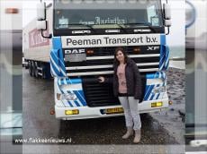 Flakkeese jongste vrachtwagenchauffeur van Nederland
