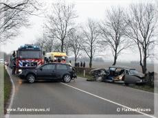 Twee gewonden bij aanrijding Langeweg Ooltgensplaat