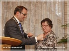 Mevrouw van Sliedrecht Koninklijk onderscheiden