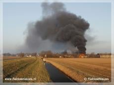 Schuur Melissant in vlammen opgegaan