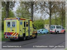Bestuurder gewond na eenzijdig ongeval