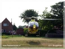 Traumaheli vliegt voor reanimatie