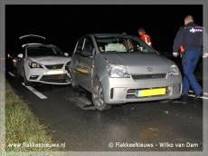 Vier personenauto's betrokken bij ongeval