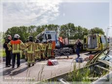 Ongeval met beknelling N215 Melissant