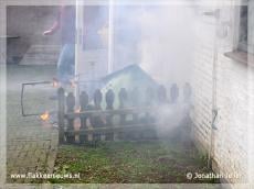 Kleine brand, veel rook