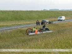 Ongeval op de N57 bij Ouddorp