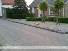 Dronken bestuurder veroorzaakt chaos in Den Bommel