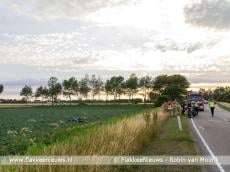 Motorrijder uit de bocht