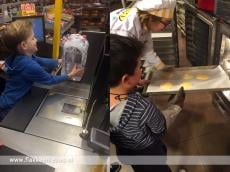 Kleuters van OBS De Westhoek op bezoek bij Jumbo Sperling
