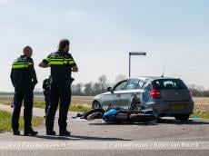 Motorrijder gewond bij ongeval nabij Stellendam