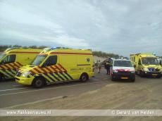 Meerdere gewonden bij ongeval Brouwersdam