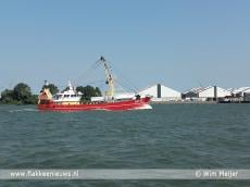 Vissers voeren actie in Rotterdam