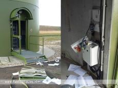 Twee windmolens stil door vandalisme