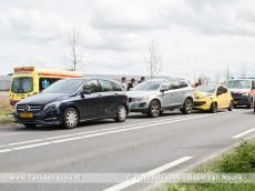 Eend veroorzaakt kettingbotsing