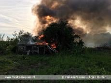 Asbest vrijgekomen bij schuurbrand Dirksland
