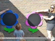 Twee mooie krijtborden dankzij voorjaarsfair