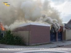 Brand in schuur Ooltgensplaat