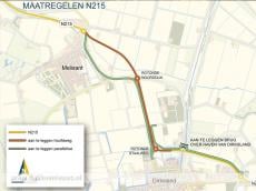 Provincie bevestigt belang werkzaamheden N215