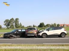 N57 tussen Goedereede en Ouddorp afgesloten vanwege ongeval