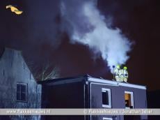 Schoorsteenbrand in Sommelsdijk