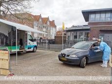 Testen op corona vanuit de auto
