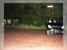 Groot gaslek in Ouddorp na aanrijding