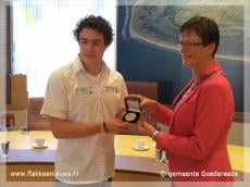 Zilveren erepenning voor Marco Akershoek