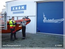 Giften afscheid burgemeester Van de Velde voor KNRM