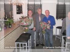 Gemeentepenning voor de heren De Graaf en Van Zanten