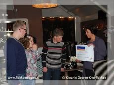Thomashuis ontvangt 1000 euro van Kiwanis