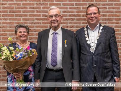 Uitreiking Koninklijke onderscheiding aan de heer Cees Grinwis uit Ouddorp