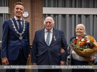 Koninklijke onderscheiding voor Maart Grinwis uit Ouddorp