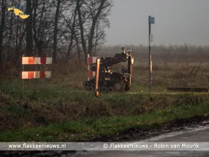 Explosief gevonden in de polder van Herkingen