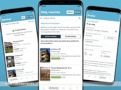 Woningaanbod Oost West Wonen nu in een app